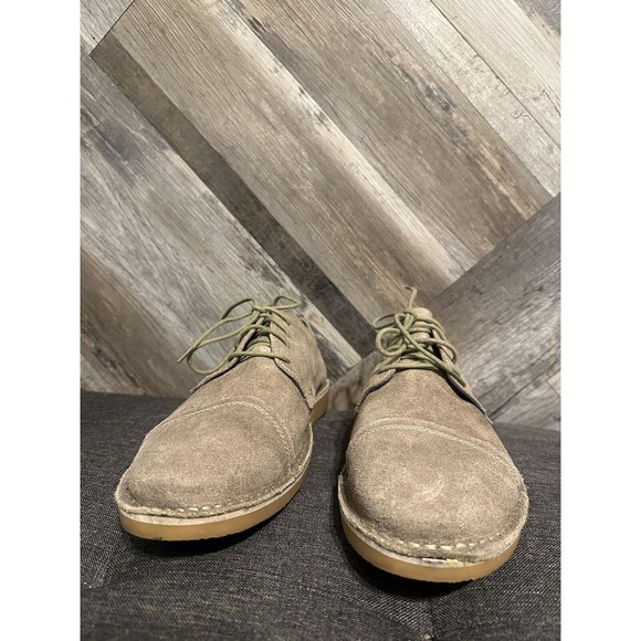 Mark Nason Skechers Mens Size 13 US Tan Beige Suede Derby Shoes 68040